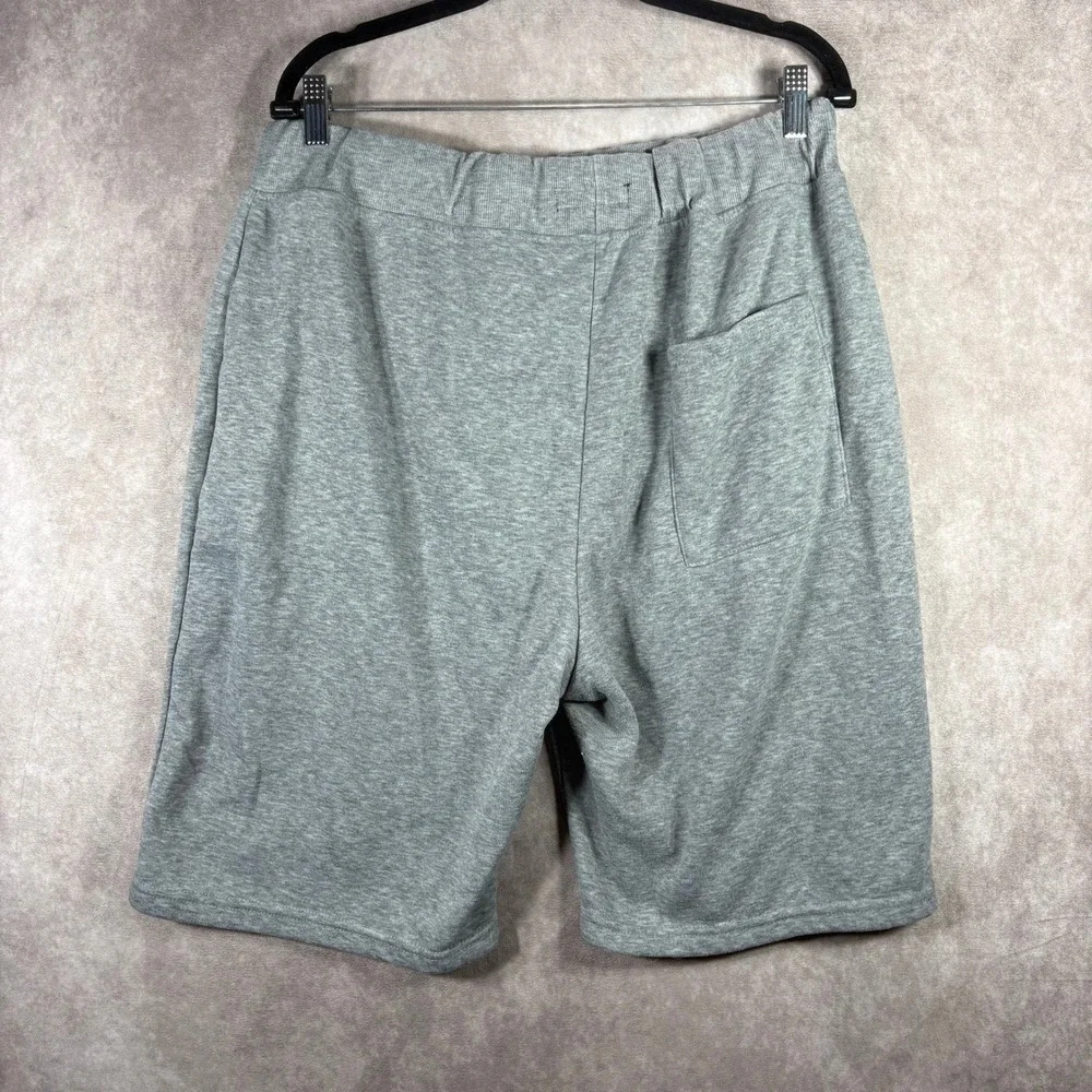 Aeropostale Sweat Shorts Mens XL Gray Aero 1987 Athletic‎ Fleece Pockets Active